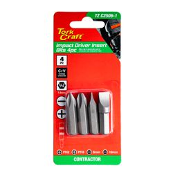 Impact Driver Insert Bits 4pc 5/16